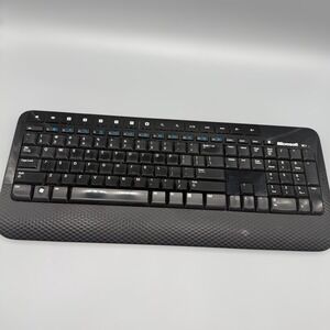Microsoft Wireless Keyboard 2000 w/ 2.4GHz USB Receiver Tested Works‎ No Mouse